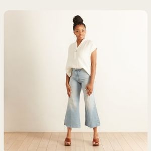 Mother denim, size 28, Cropped Roller Fray